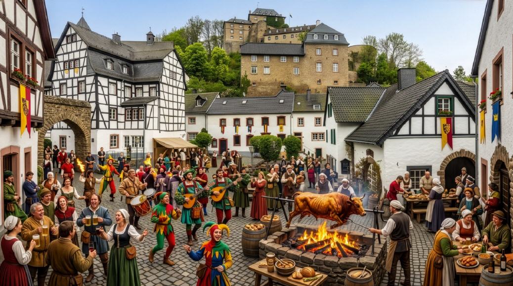 Blankenheim-600 Jahrfeier der Stadt im Jahr 1715.