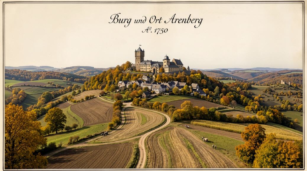 Ganz richtig w&auml;re: Burg/Schloss Arenberg