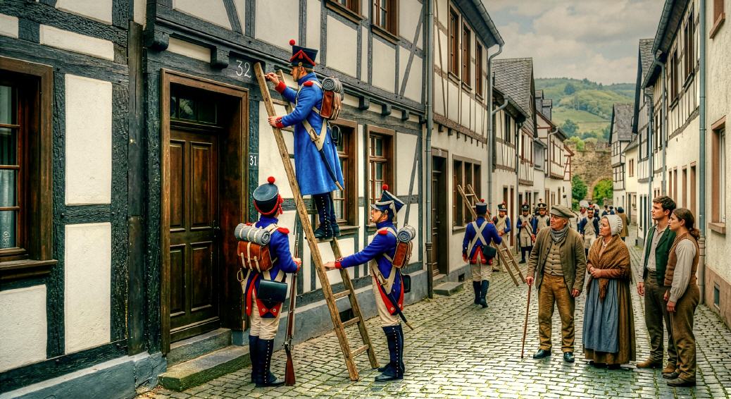 Um 1800 Napoleons Soldaten sind auch im Ahrtal