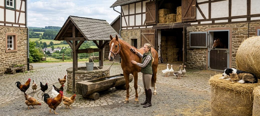 Typischer Bauernhof im Ahrgebirge!