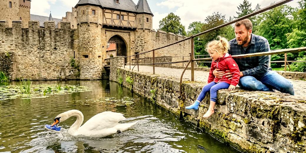 Ja, das machen Schw&auml;ne mit Vorliebe!