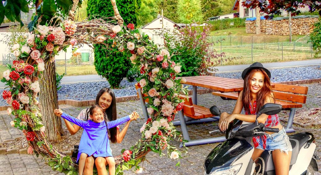 Rastplatz am Ahr-Radweg oberhalb von M&uuml;sch!